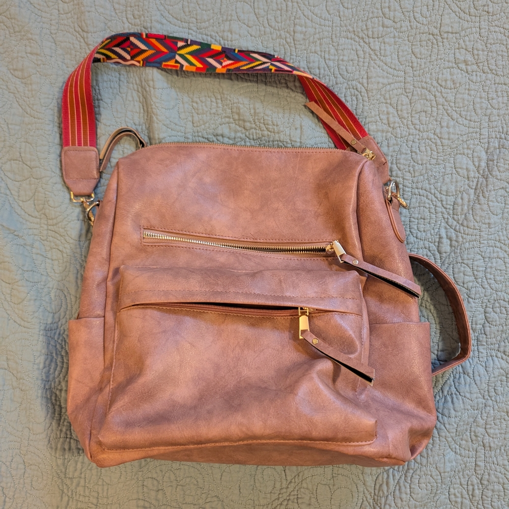 Elegant Pink Backpack for Women